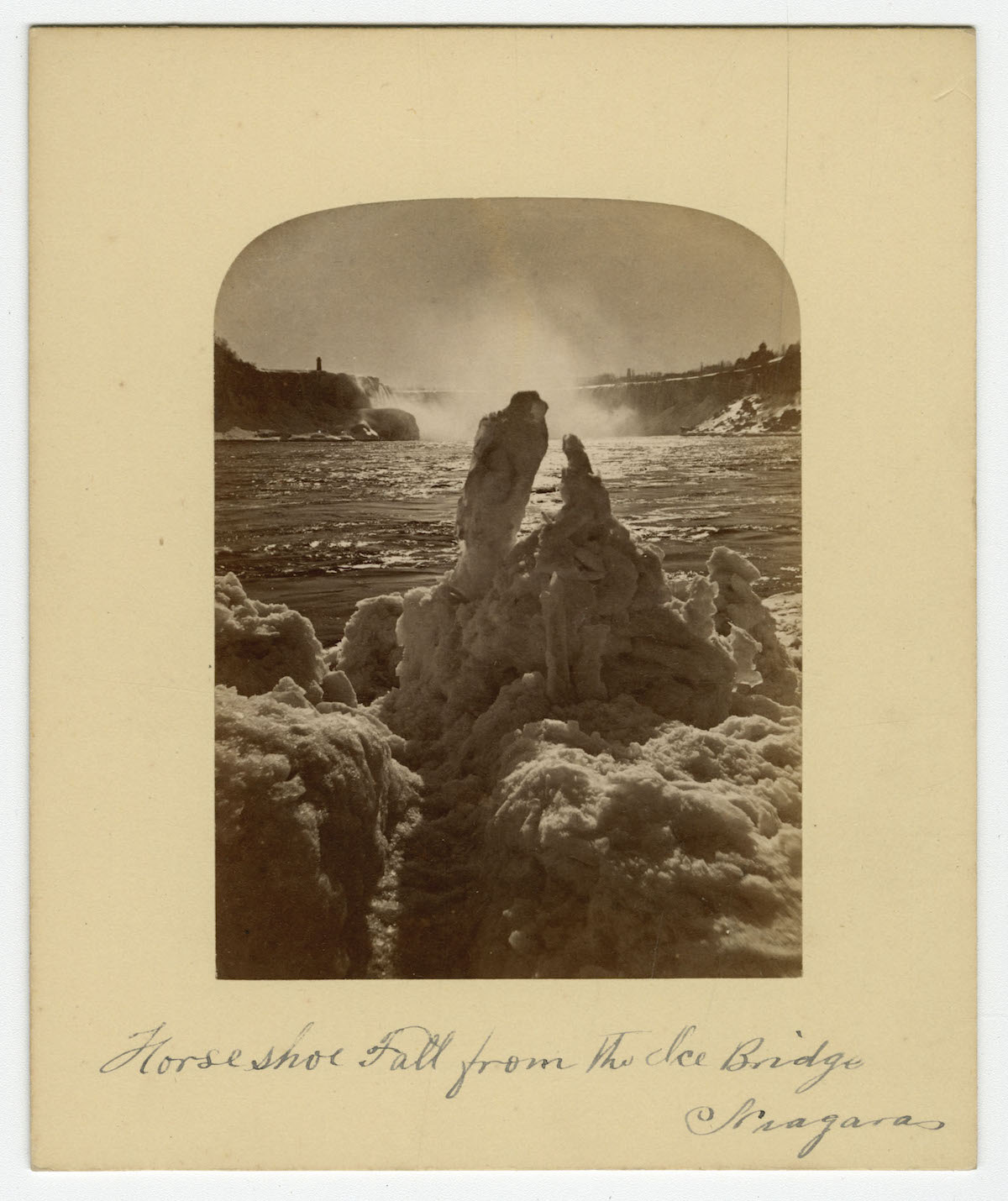 Horseshoe Falls From Ice Bridge