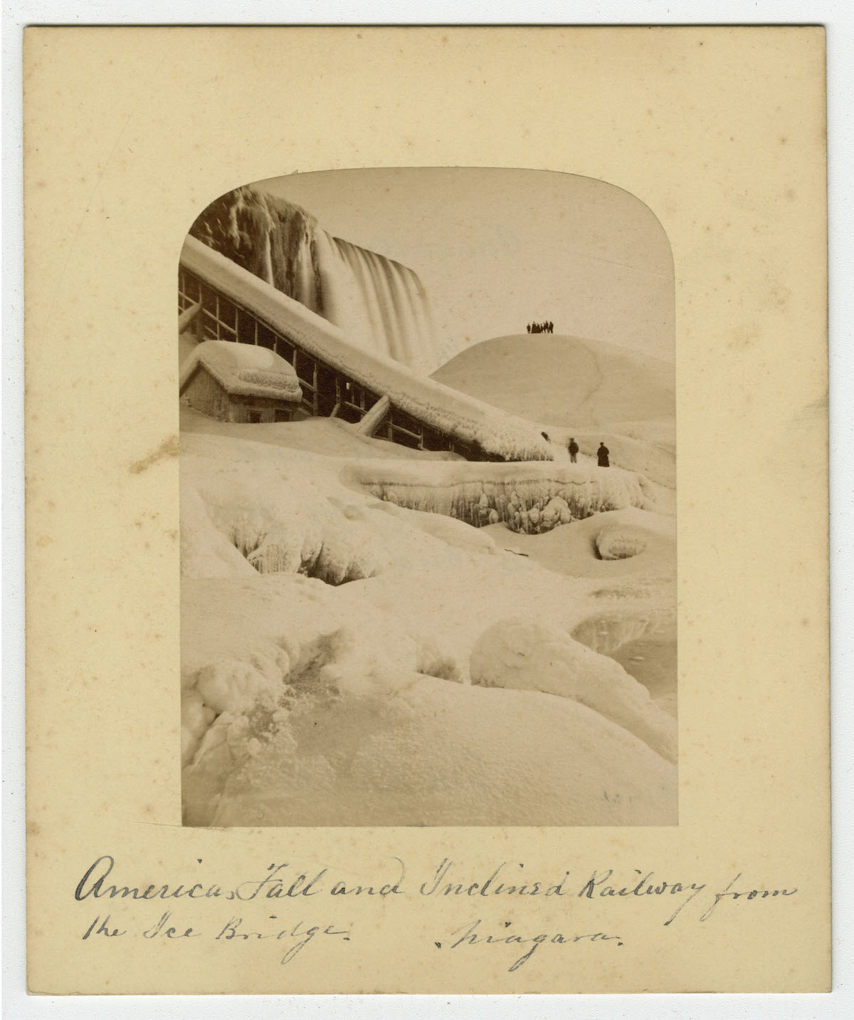 American Falls and Inclined Railway Ice Bridge